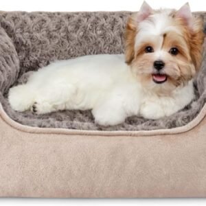 Rectangular dog bed, suitable for large, medium and small dogs, machine washable.