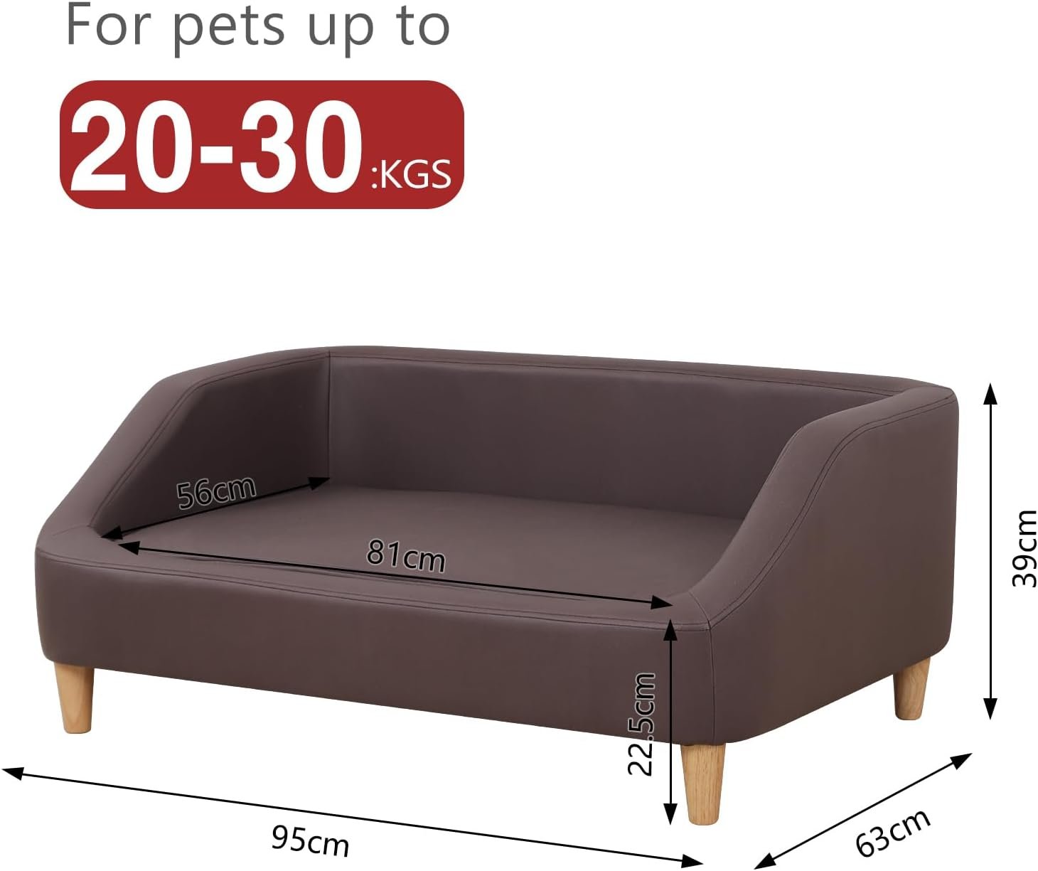 Pet sofa beds/dog beds, technical fabric - Image 2