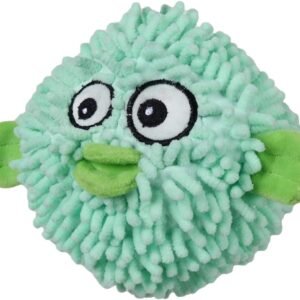 Ball - Round pufferfish-shaped durable dog toy