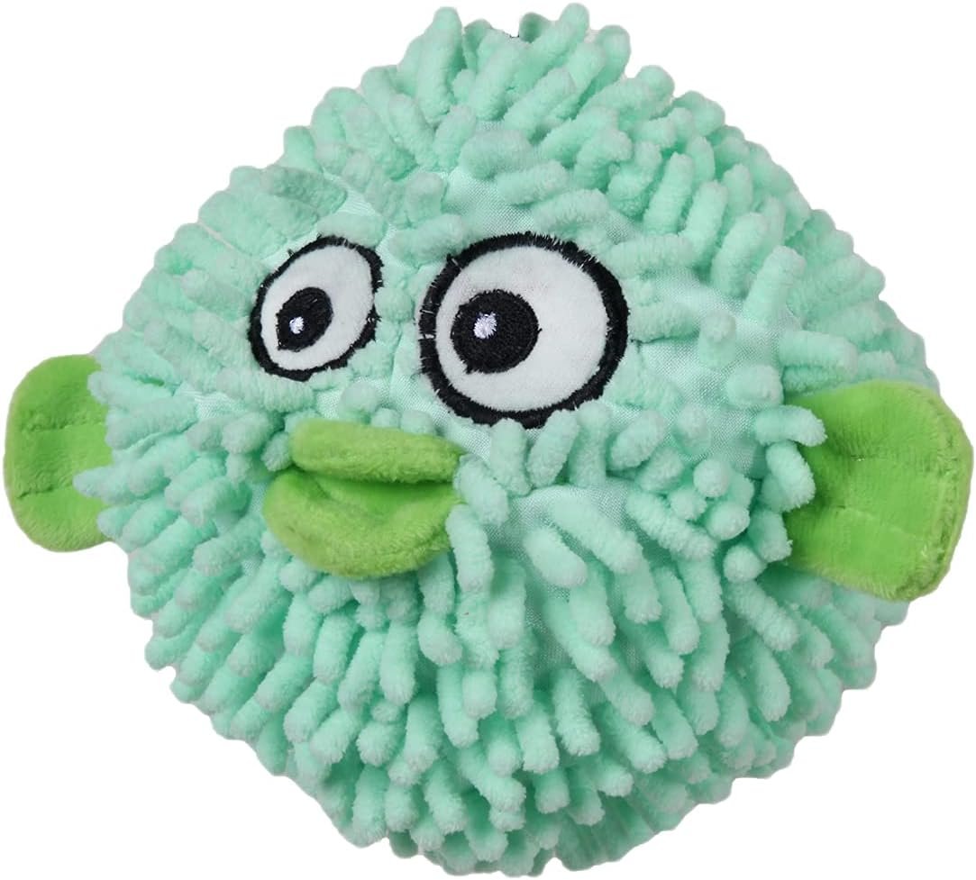 Ball - Round pufferfish-shaped durable dog toy