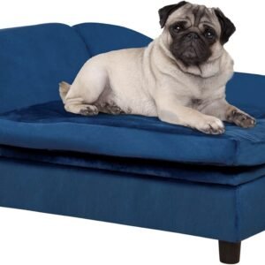 Premium dog bed for small dogs with hidden storage space
