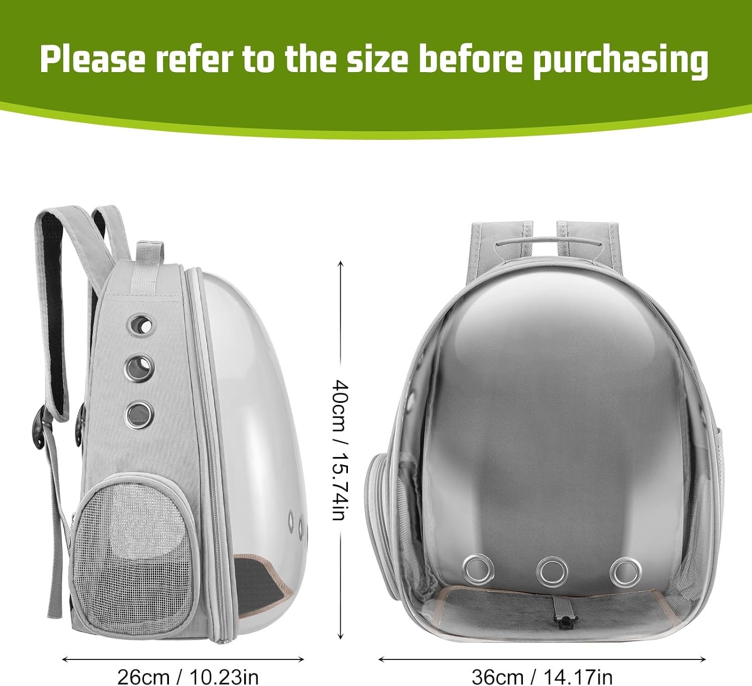 Cat Backpack, Portable Pet Travel Solution, Pet Bag, Dog Backpack - Image 2