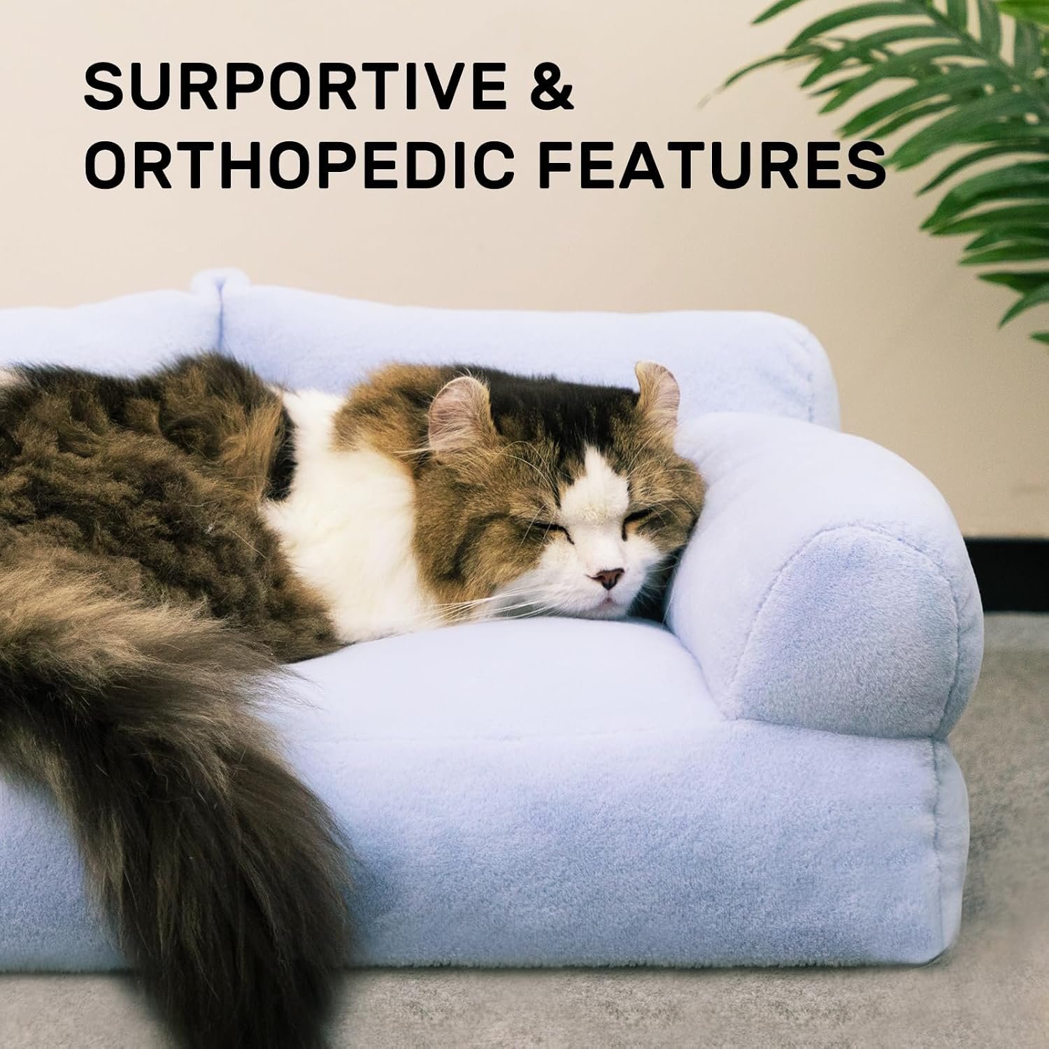 Pet sofas, soft pet sofa beds, suitable for small to medium-sized cats and dogs - Image 2