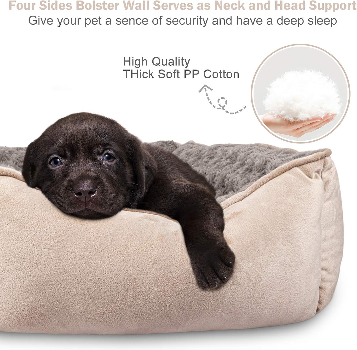 Rectangular dog bed, suitable for large, medium and small dogs, machine washable. - Image 2